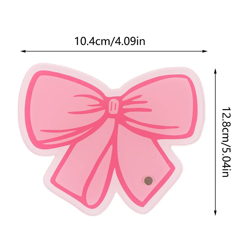 Magnetic Suction Lash Display Board in Pink Acrylic – False Eyelash Palette & Rose Lipstick Holder