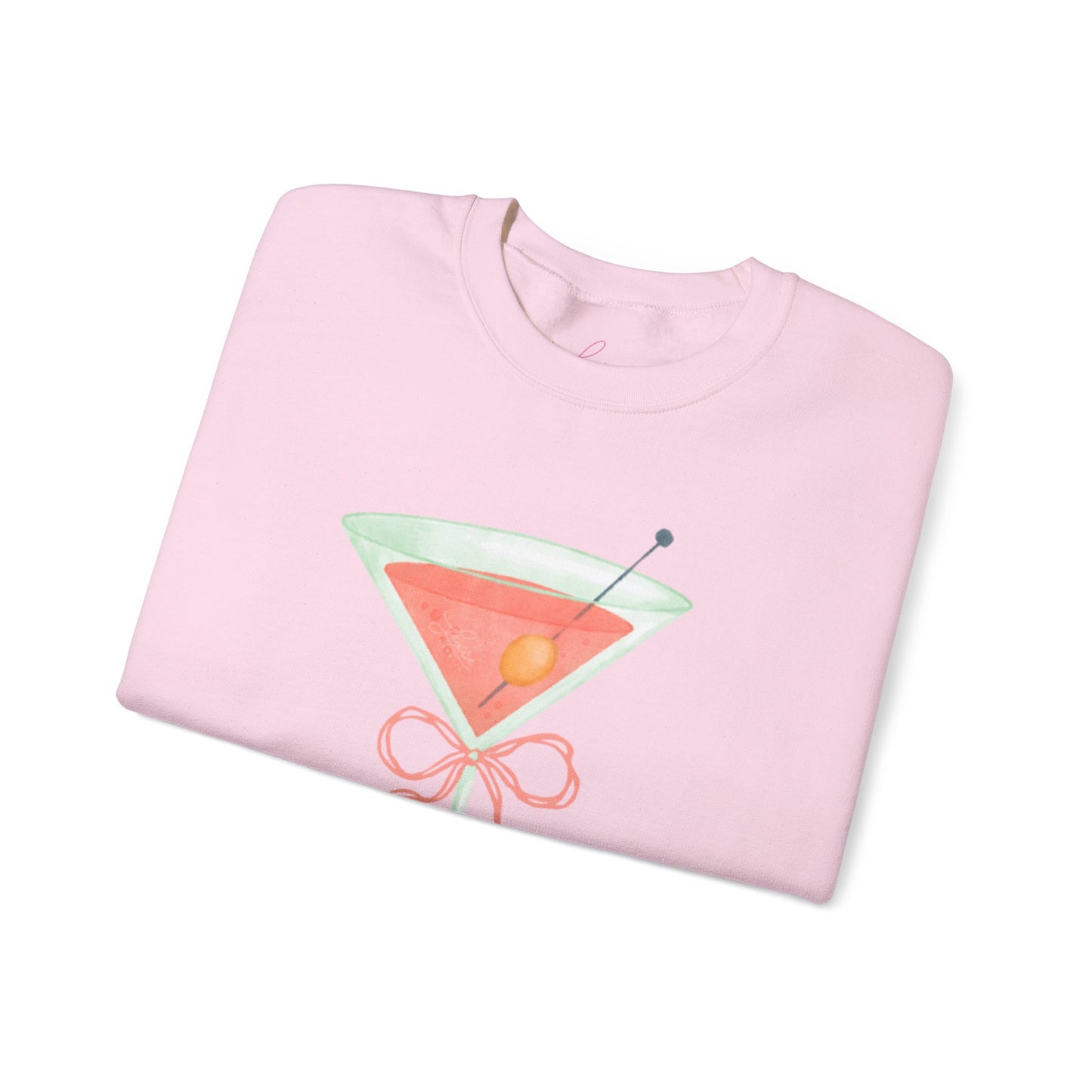 Cocktail Sweatshirt – 'Lash-a-holic' - Graphic Crewneck