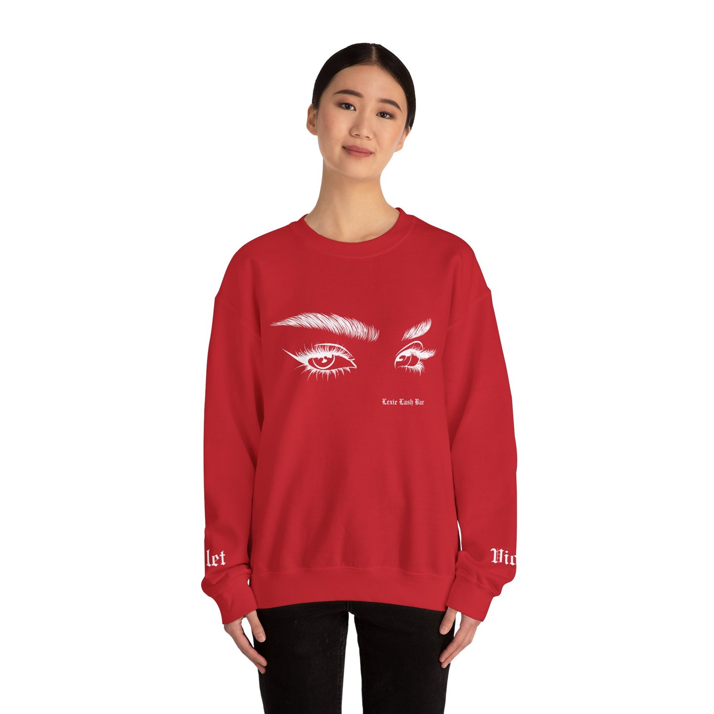 Classic White Crewneck Sweatshirt