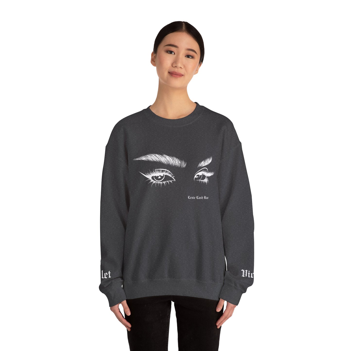Classic White Crewneck Sweatshirt
