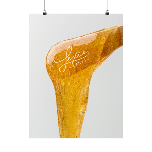 Wax Drip Matte Poster — Wall Art