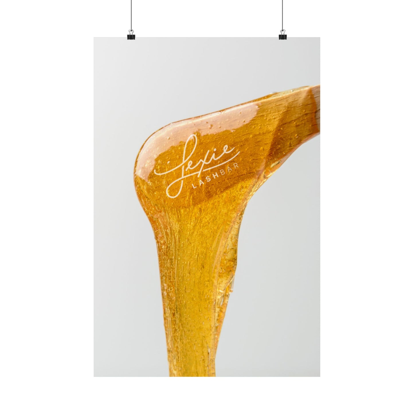 Wax Drip Matte Poster — Wall Art