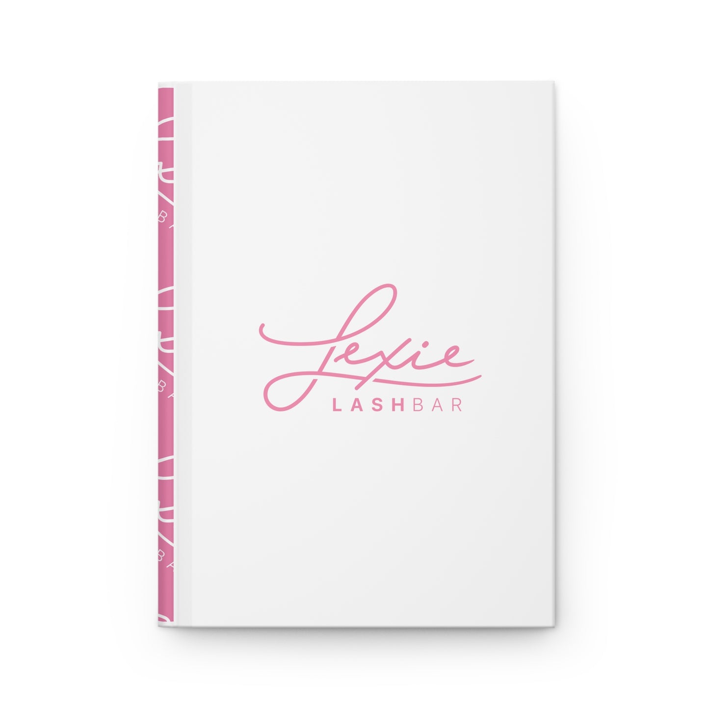 Hardcover Journal — Pink Lexie Logo Notebook