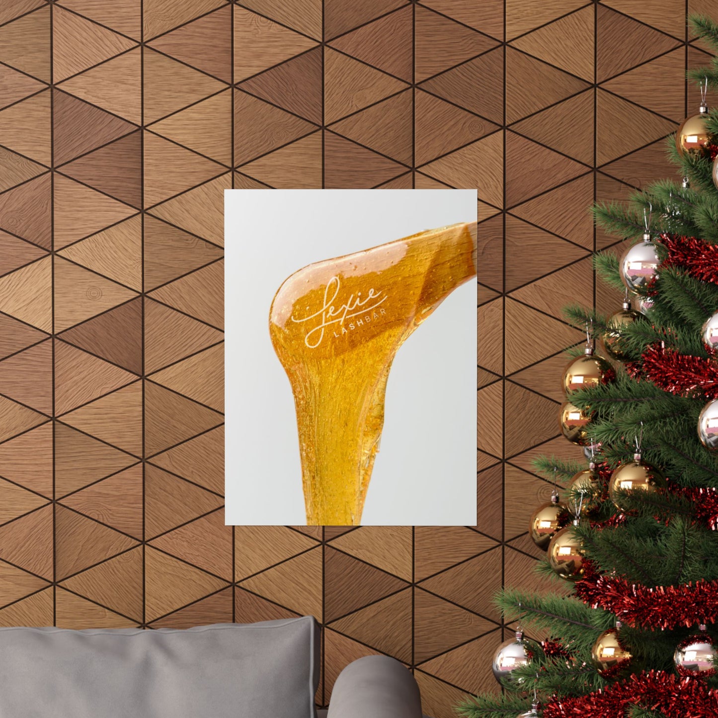 Wax Drip Matte Poster — Wall Art