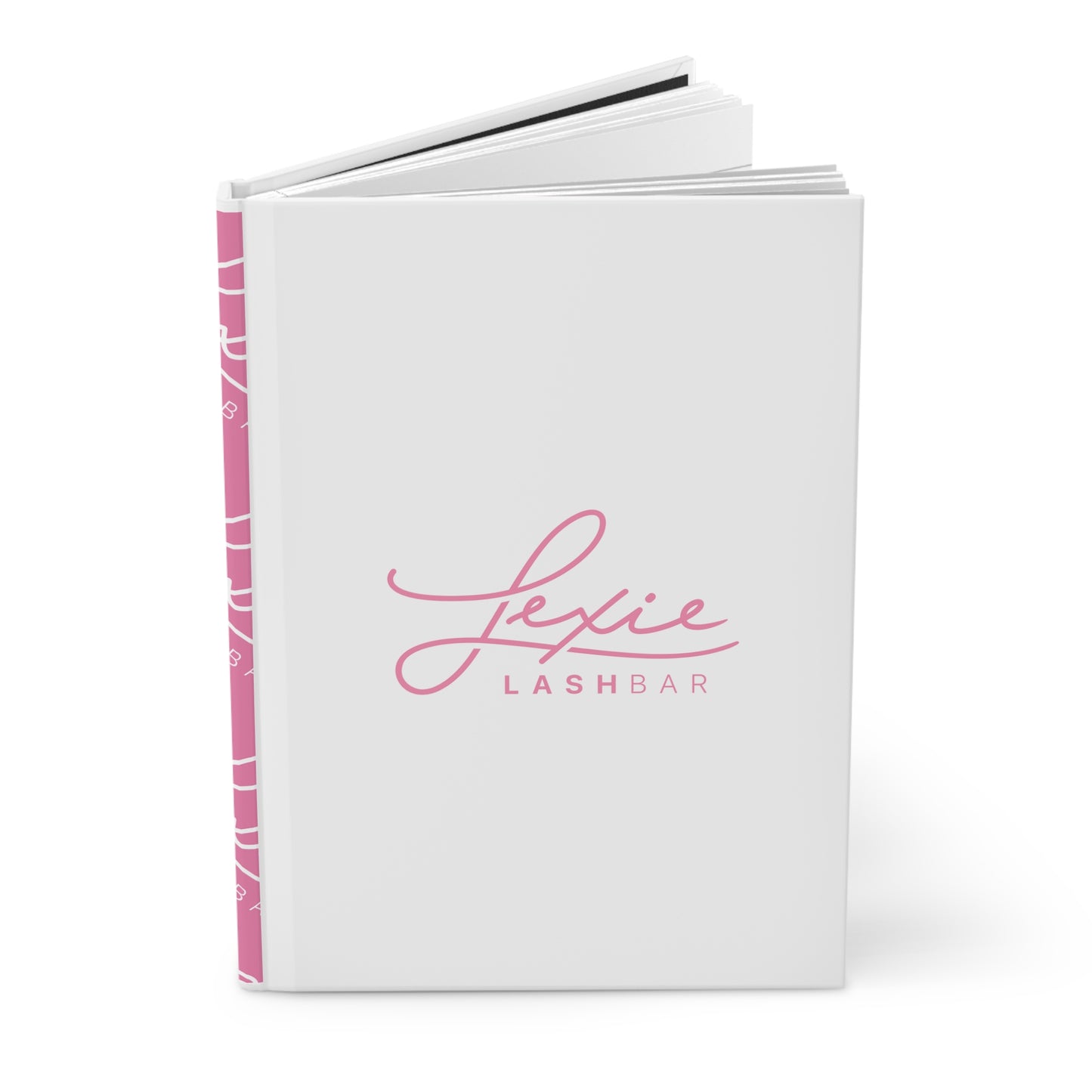 Hardcover Journal — Pink Lexie Logo Notebook