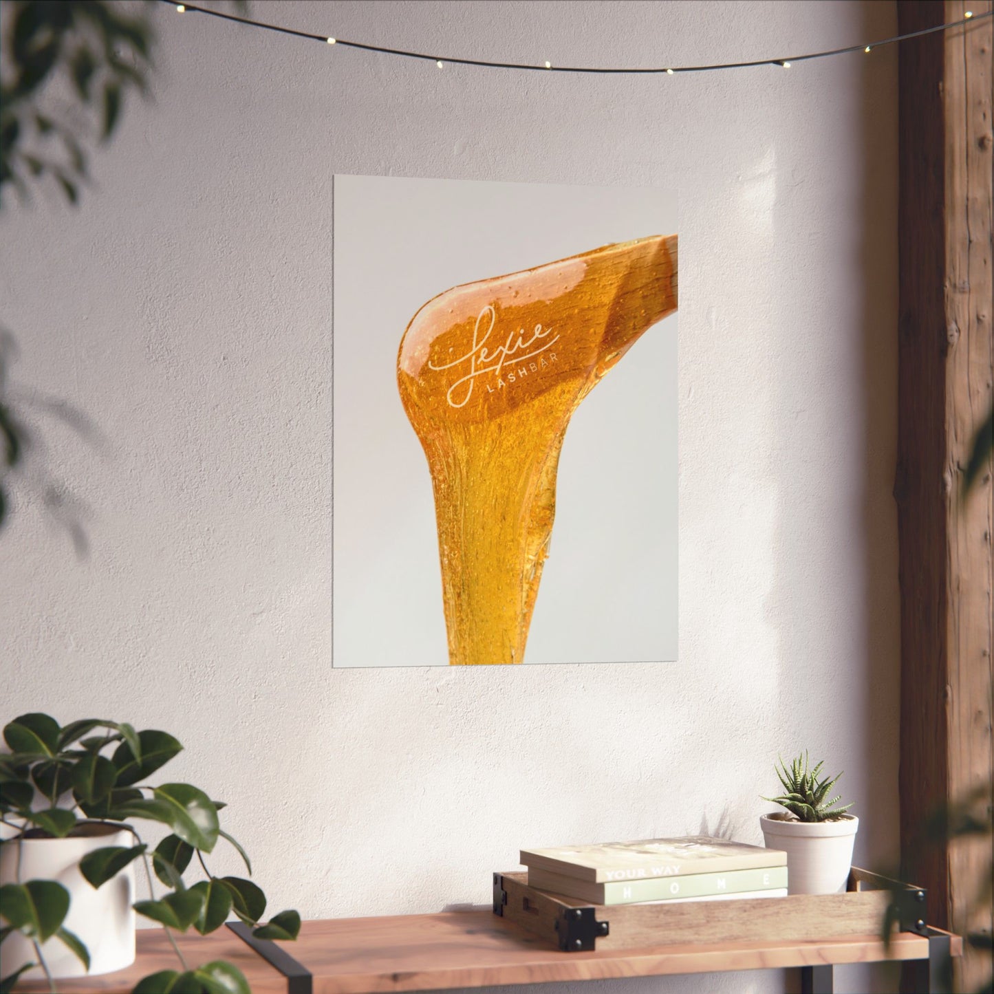Wax Drip Matte Poster — Wall Art