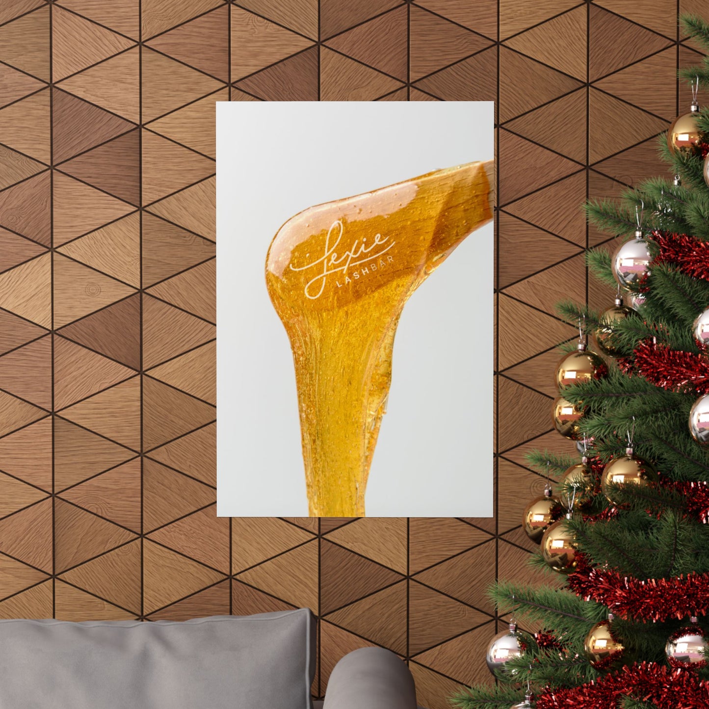 Wax Drip Matte Poster — Wall Art