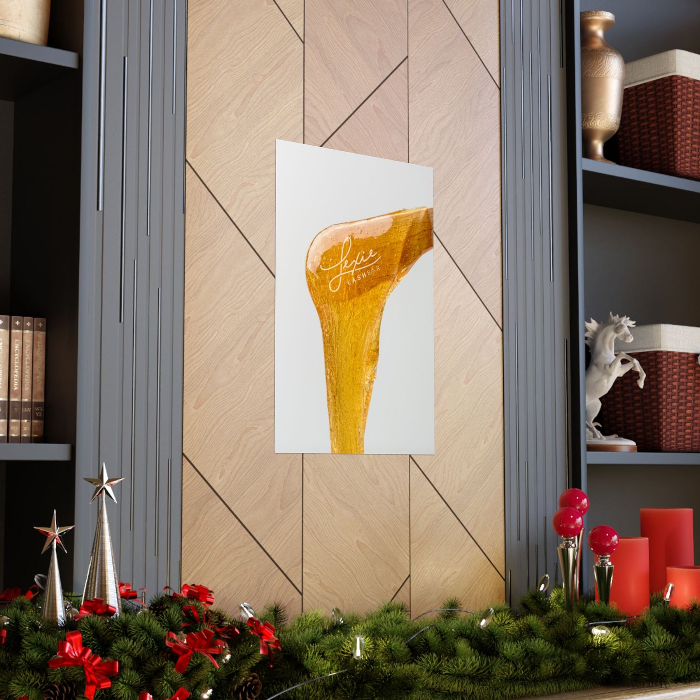 Wax Drip Matte Poster — Wall Art