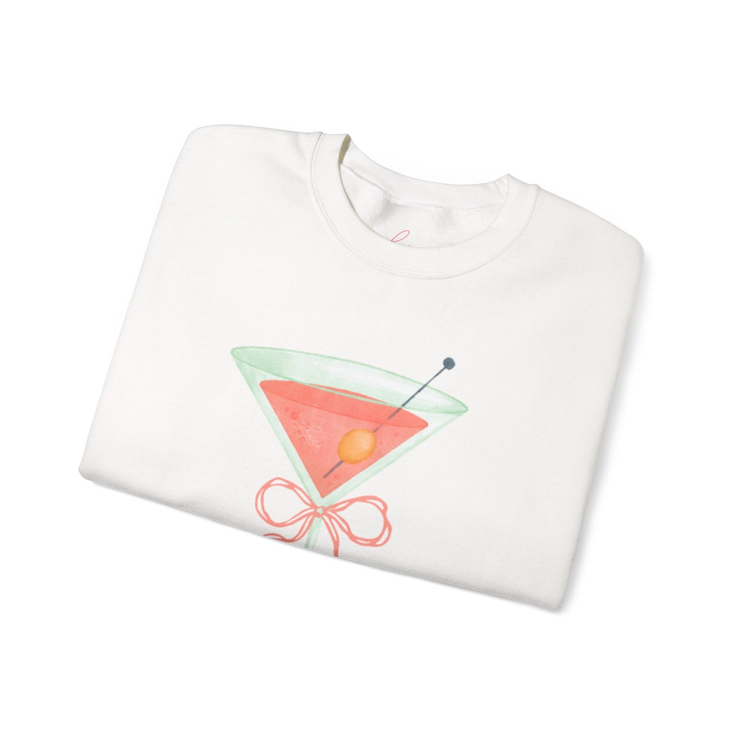 Cocktail Sweatshirt – 'Lash-a-holic' - Graphic Crewneck