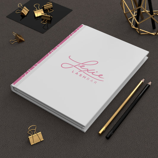 Hardcover Journal — Pink Lexie Logo Notebook