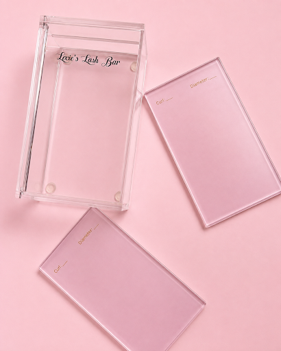 Acrylic Lash Tile Storage Box