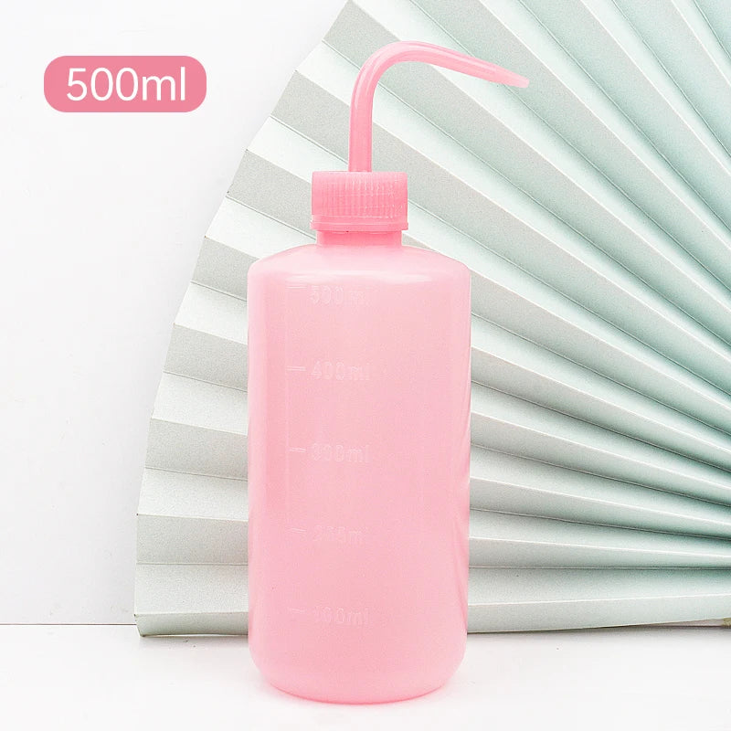 250/500ml Eyelash Clean Washing Bottle Curved Spout Blow Wash Makeup Remover Bottle Eyebrow Lifting Tool Lash Extension Supplies