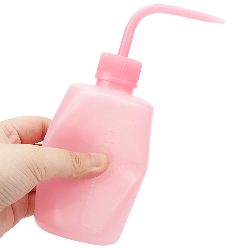 250/500ml Eyelash Clean Washing Bottle Curved Spout Blow Wash Makeup Remover Bottle Eyebrow Lifting Tool Lash Extension Supplies