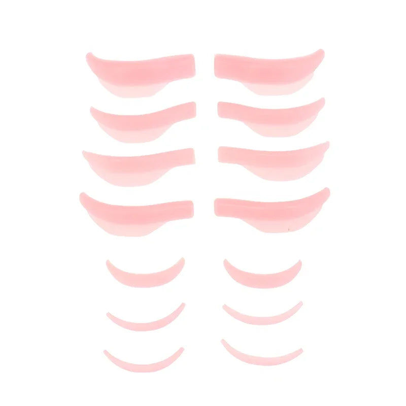 Professional Silicone Lash Lift Shields – 7 Pairs Reusable Eyelash Perming & Curling Pads