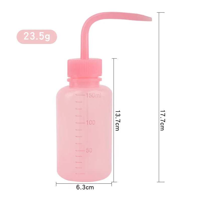 250/500ml Eyelash Clean Washing Bottle Curved Spout Blow Wash Makeup Remover Bottle Eyebrow Lifting Tool Lash Extension Supplies