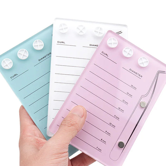 Professional Acrylic Lash Holder with Magnetic Suction – False Lash Tray & Lash Scale Plate