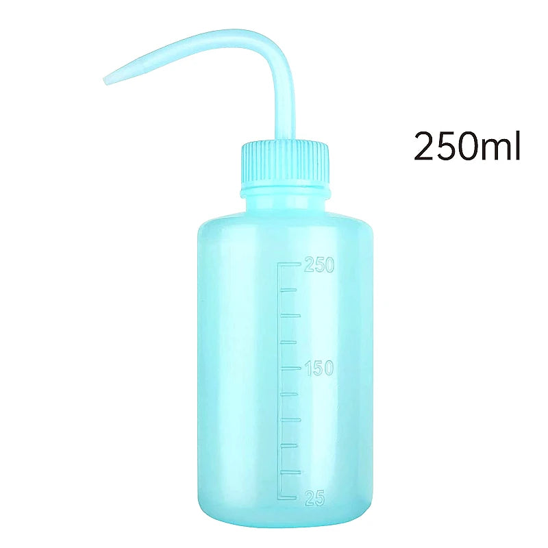 250/500ml Eyelash Clean Washing Bottle Curved Spout Blow Wash Makeup Remover Bottle Eyebrow Lifting Tool Lash Extension Supplies