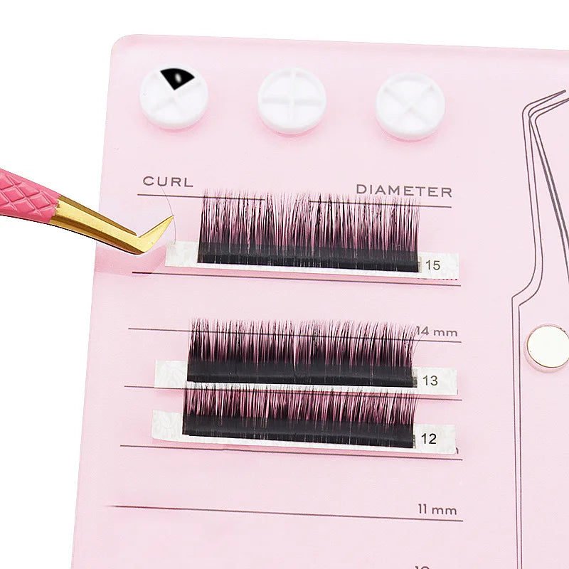 Professional Acrylic Lash Holder with Magnetic Suction – False Lash Tray & Lash Scale Plate