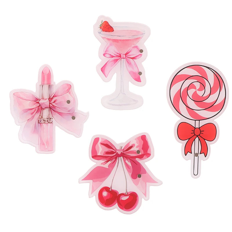 Magnetic Suction Lash Display Board in Pink Acrylic – False Eyelash Palette & Rose Lipstick Holder