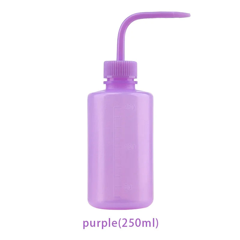 250/500ml Eyelash Clean Washing Bottle Curved Spout Blow Wash Makeup Remover Bottle Eyebrow Lifting Tool Lash Extension Supplies